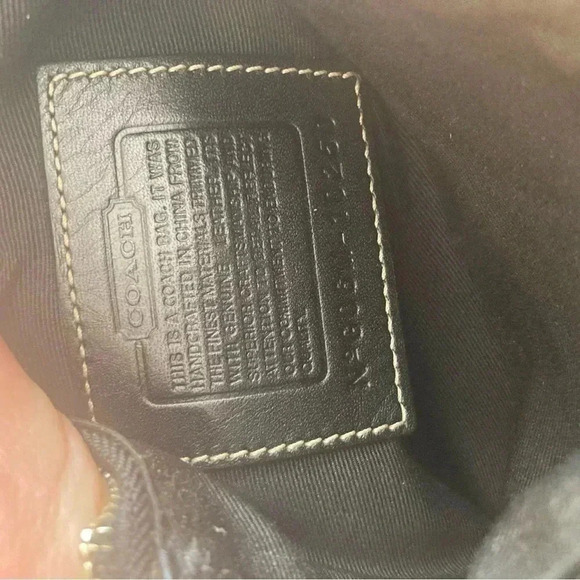 Coach black  monogram crossbody bag - Picture 5 of 5